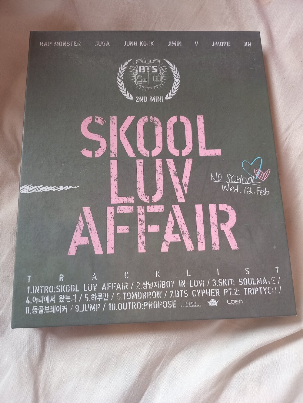 BTS Skool Luv Affair Kpop Album